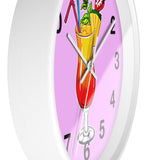 Pink Wall Clock