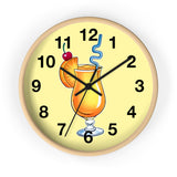Wall Clock v5 Yellow