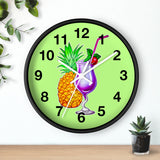 Wall Clock v4 Vivid Green