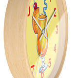Wall Clock v5 Vivid Yellow
