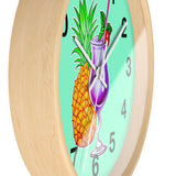 Wall Clock v4 Light Teal