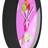 Wall Clock v3 Vivid Pink