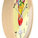 Yellow Wall Clock