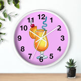 Wall Clock v5 Pink