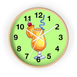 Wall Clock v5 Vivid Green