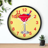 Wall Clock v2 Vivid Yellow