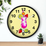 Wall Clock v3 Yellow