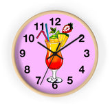 Pink Wall Clock