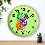 Wall Clock v4 Vivid Green