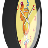 Wall Clock v5 Vivid Yellow