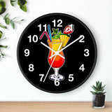 Black Wall Clock