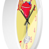 Wall Clock v2 Vivid Yellow
