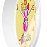 Wall Clock v3 Vivid Yellow