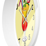 Yellow Wall Clock