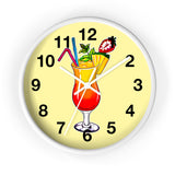 Yellow Wall Clock