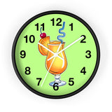 Wall Clock v5 Vivid Green