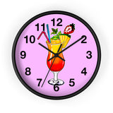 Pink Wall Clock