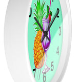 Wall Clock v4 Light Teal