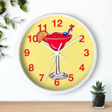 Wall Clock v2 Vivid Yellow