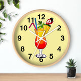 Yellow Wall Clock