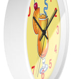 Wall Clock v5 Vivid Yellow