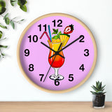 Pink Wall Clock