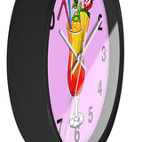 Pink Wall Clock