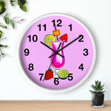 Wall Clock v3 Pink
