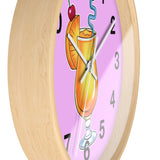 Wall Clock v5 Pink