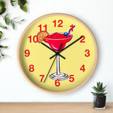 Wall Clock v2 Vivid Yellow