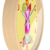 Wall Clock v3 Vivid Yellow