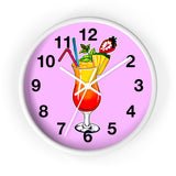 Pink Wall Clock