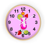 Wall Clock v3 Pink