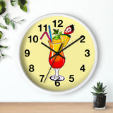 Yellow Wall Clock