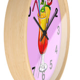 Pink Wall Clock