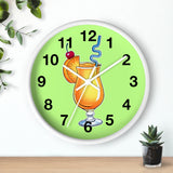 Wall Clock v5 Vivid Green