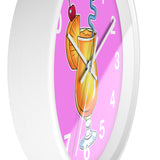 Wall Clock v5 Vivid Pink