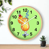 Wall Clock v5 Vivid Green