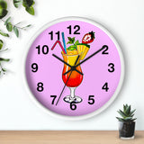 Pink Wall Clock