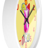 Wall Clock v3 Vivid Yellow