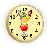 Yellow Wall Clock