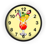 Yellow Wall Clock