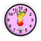 Pink Wall Clock