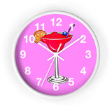 Wall Clock v2 Vivid Pink