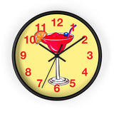 Wall Clock v2 Vivid Yellow