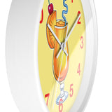 Wall Clock v5 Vivid Yellow