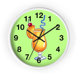 Wall Clock v5 Vivid Green