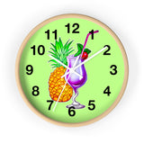 Wall Clock v4 Vivid Green
