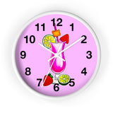 Wall Clock v3 Pink
