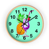 Wall Clock v4 Light Teal